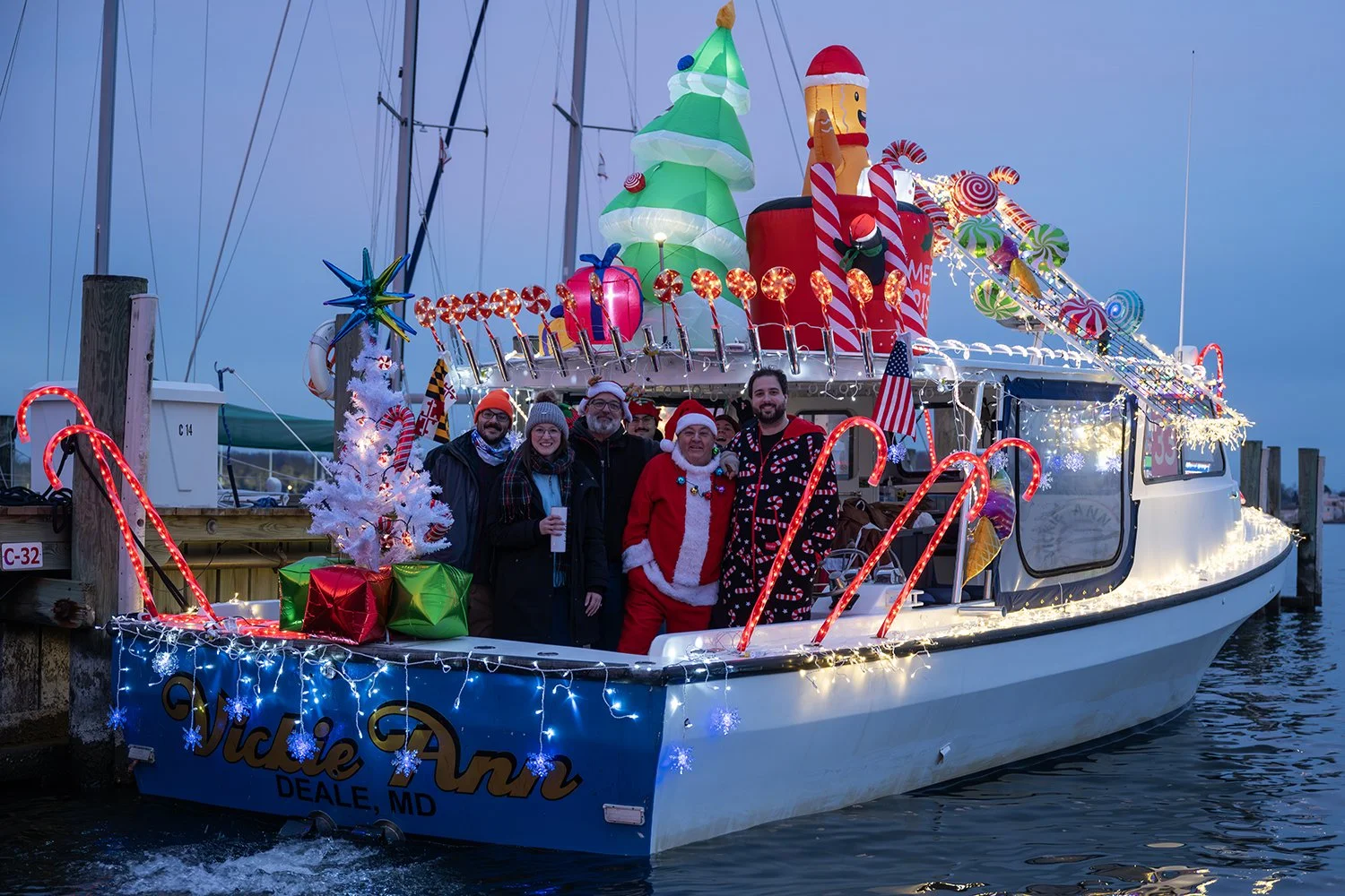 Photographing the Eastport Yacht Club Lights parade — Jay Fleming